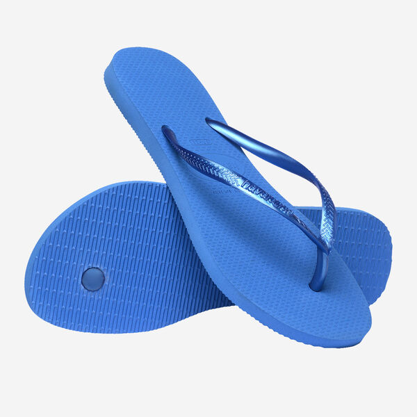Havaianas Slim Flip Flops in Brilliant Blue