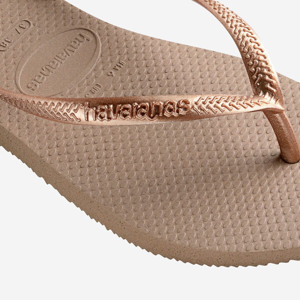 Havaianas Slim Flip Flops in Rose Gold