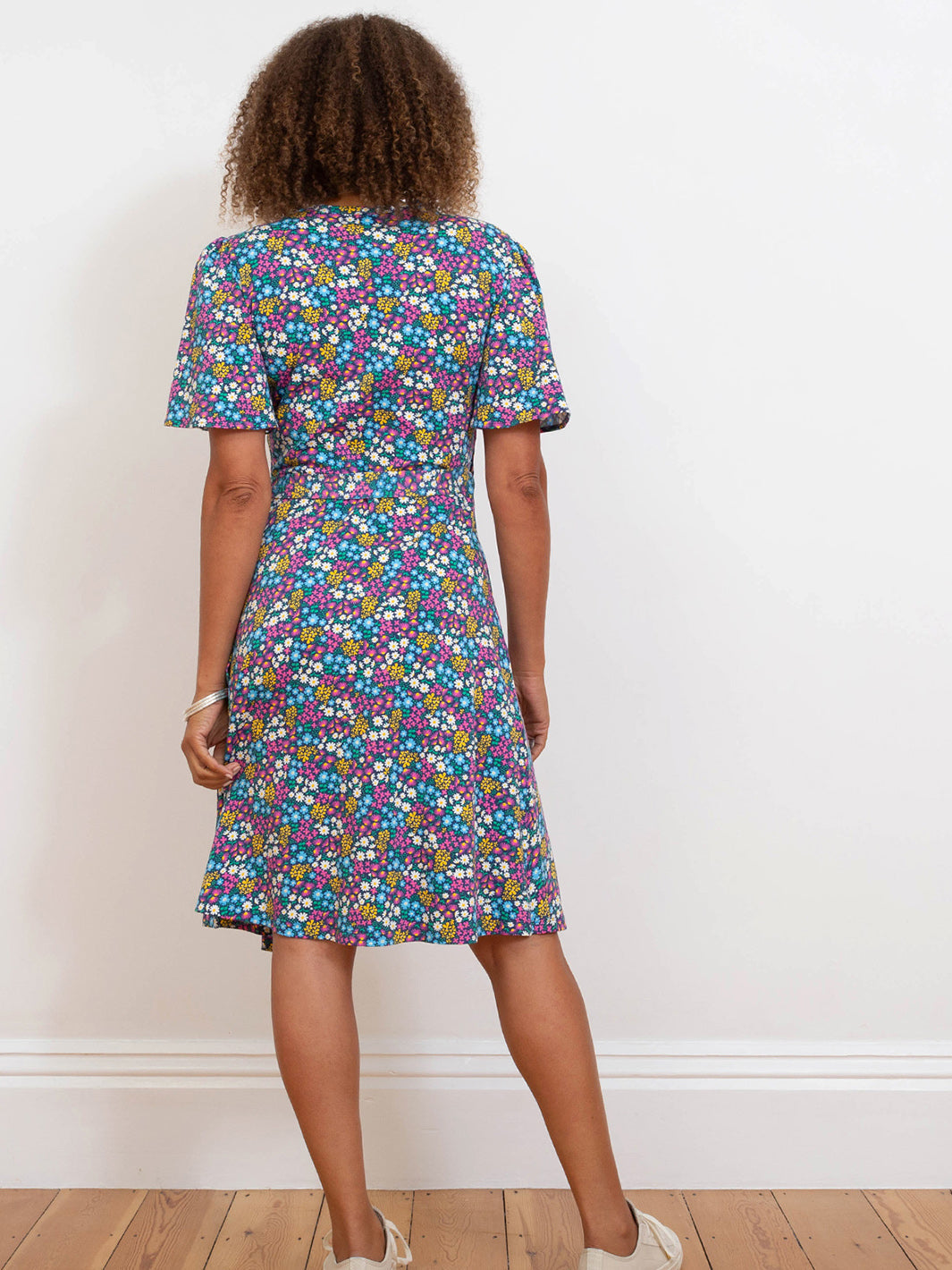 Kite Highcliffe Jersey Wrap Dress Flower Patch