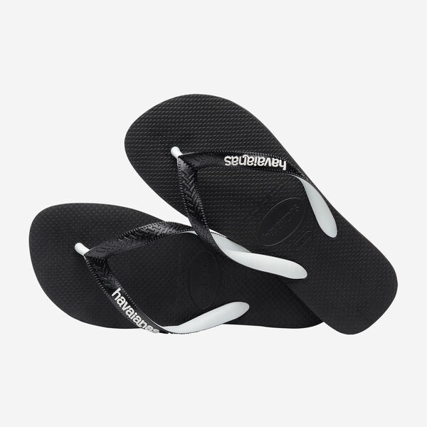 Havaianas Top Mix Flip Flops in Black/Black