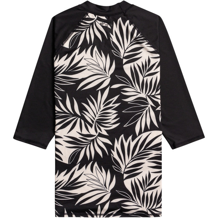 Billabong In Paradise Rash Vest in Black