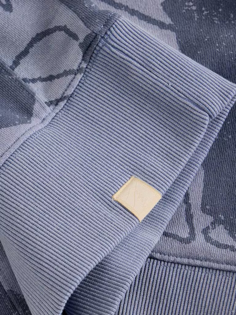White Stuff Daydreamer Printed Sweat in Blue Print