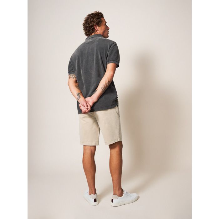 White Stuff Organic Chino Shorts in Light Natural