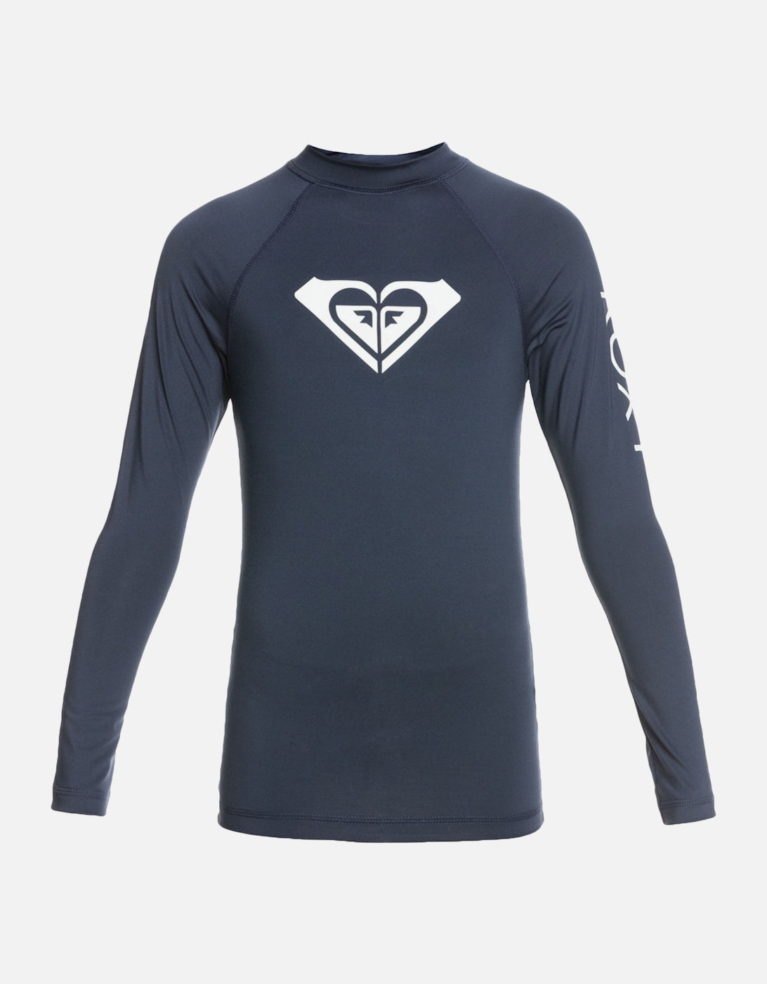 Roxy Girls Whole Hearted Long Sleeved Rash Vest in Mood Indigo