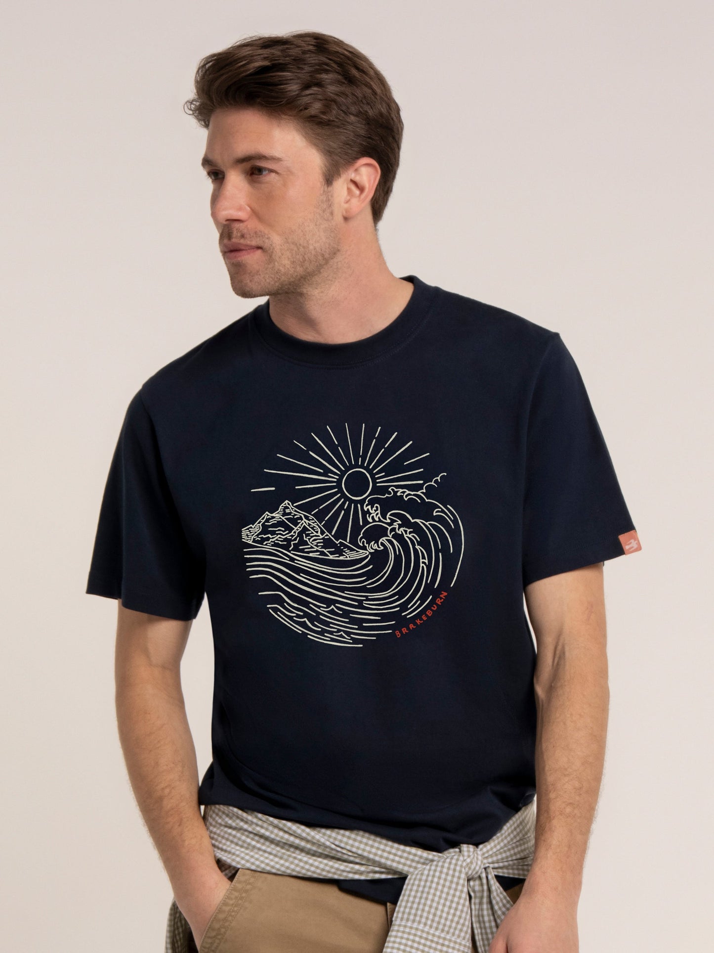 Brakeburn Radstock T-Shirt in Navy
