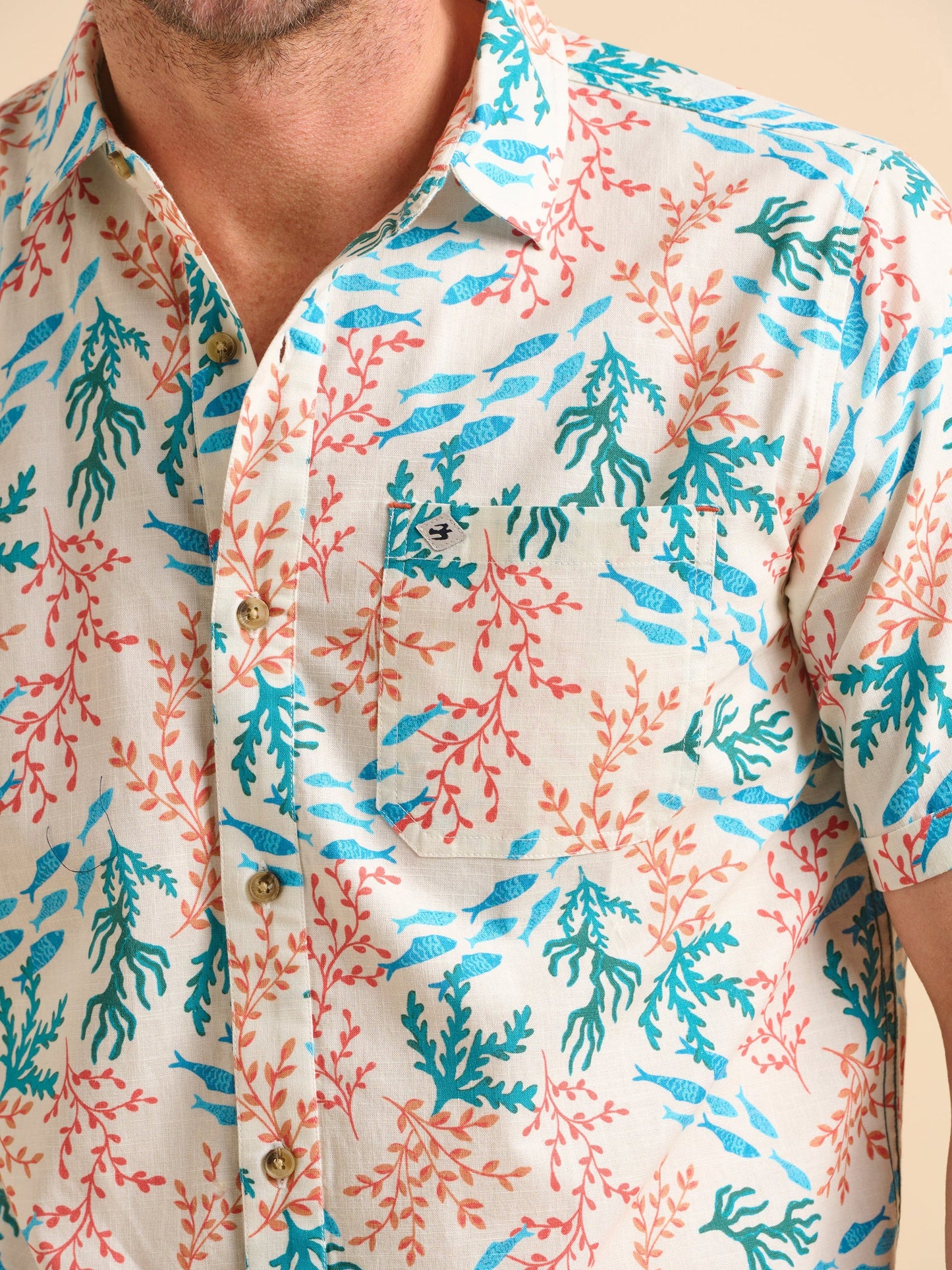 Brakeburn Coral Shirt