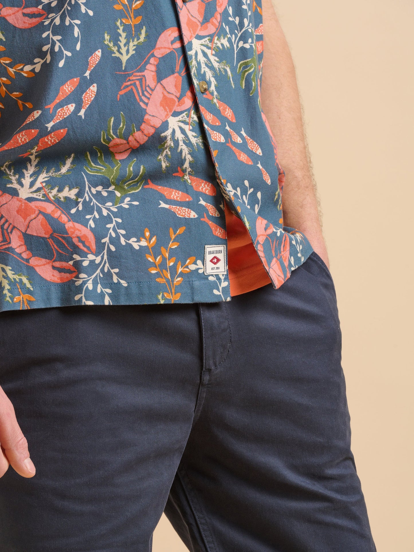 Brakeburn Blue Lobster Resort Shirt