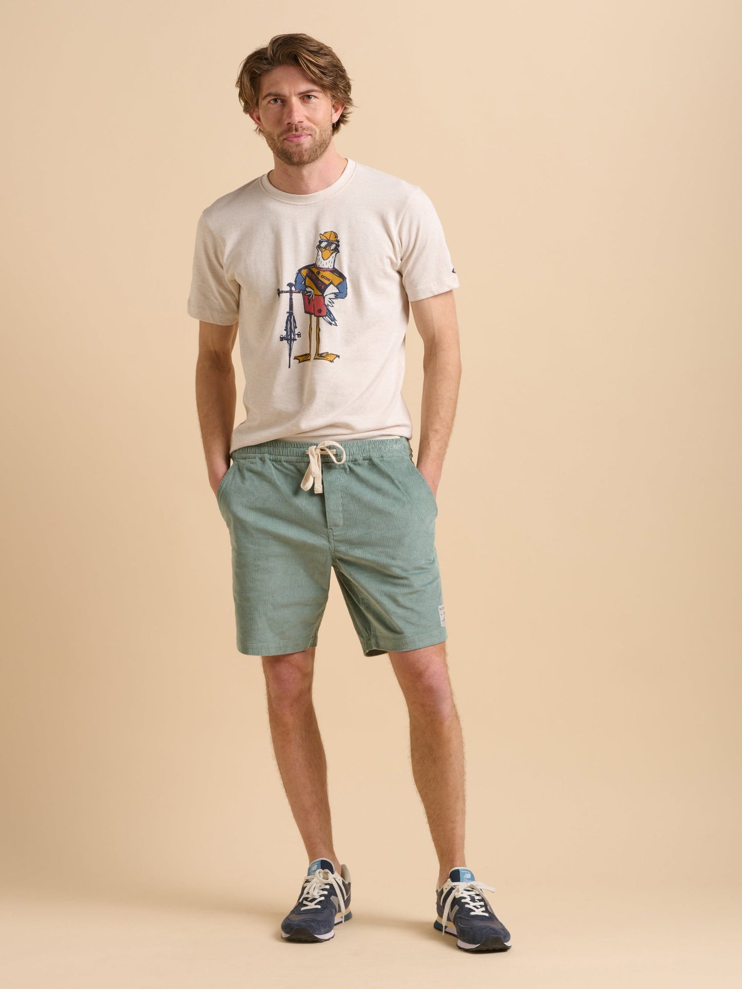 Brakeburn Green Cord Shorts