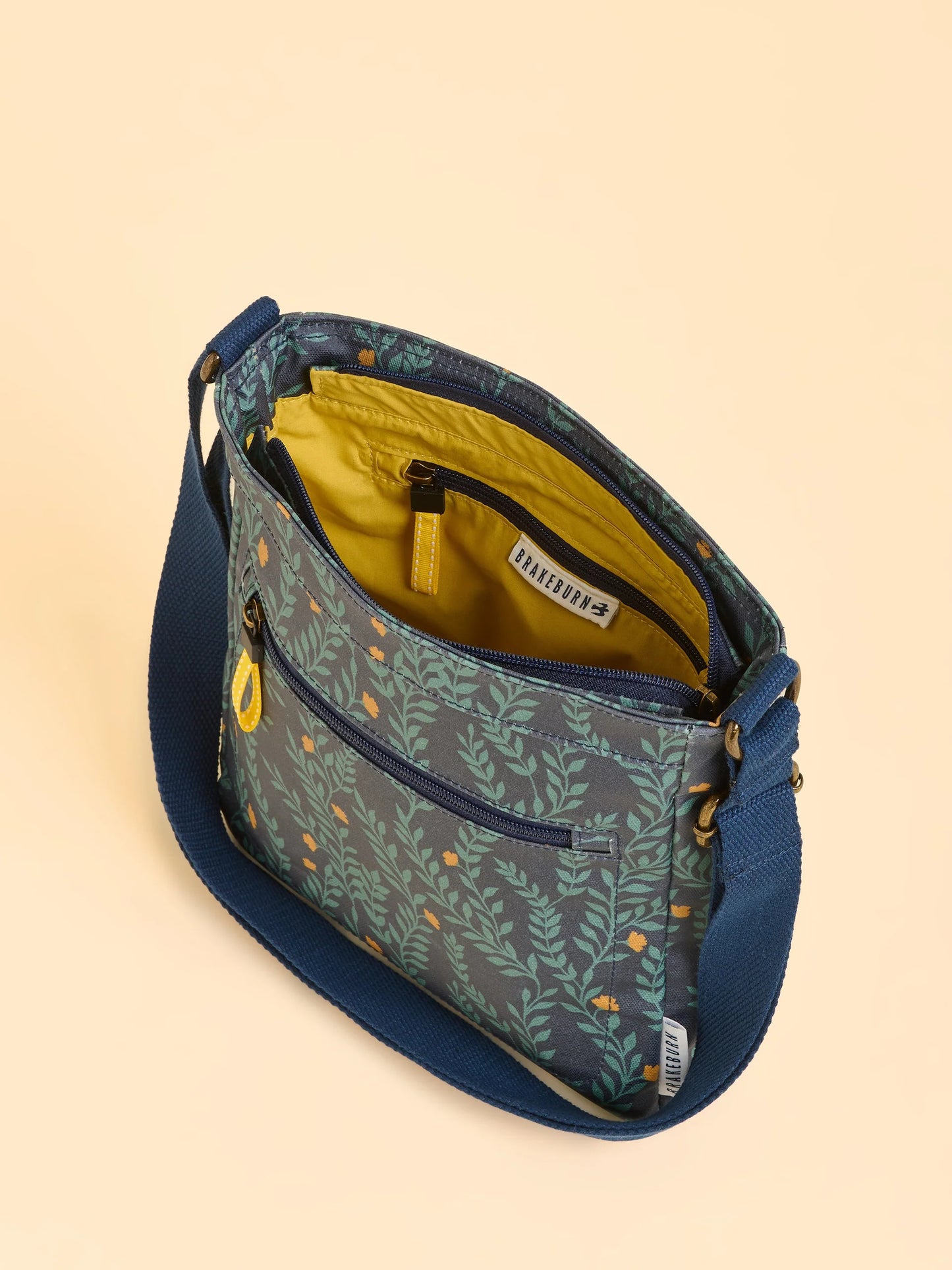 Brakeburn Twilight Leaves Cross Body Bag