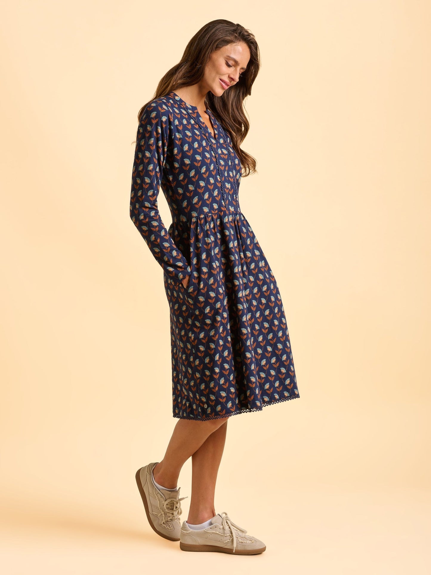 Brakeburn Rowan Navy Dress