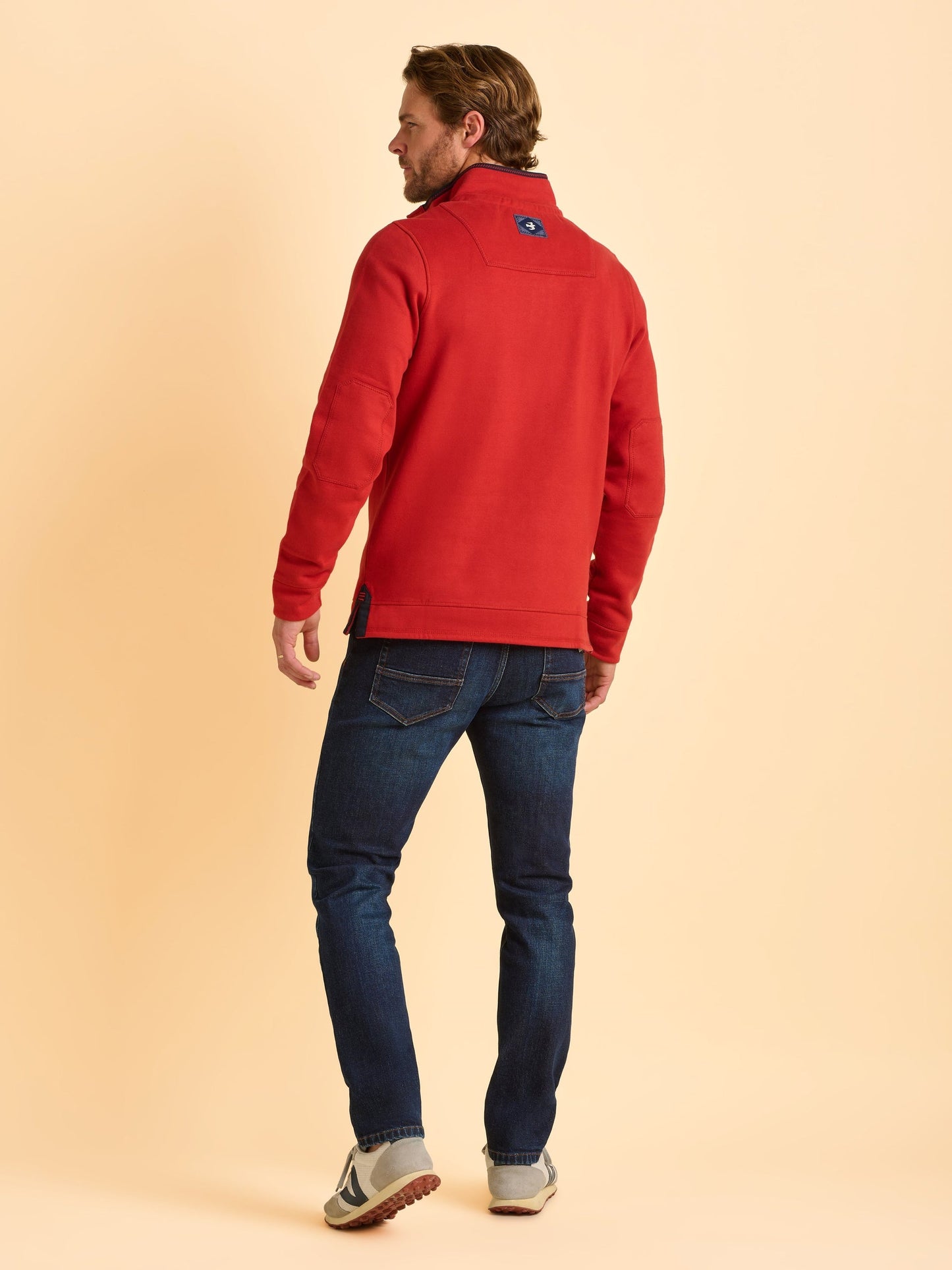 Brakeburn Worbarrow Quarter Zip Sweatshirt