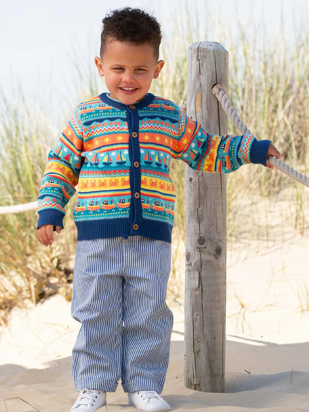 Kite Kaleidoscope Coastal Cardi