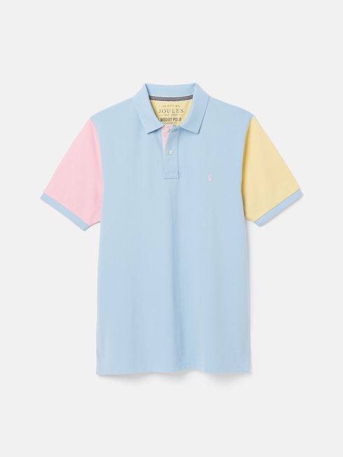 Joules Woody Polo in Hotch Potch Colourblock