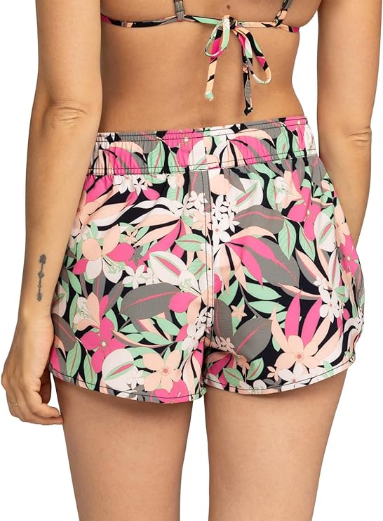 Roxy Wave Printed Board Shorts in Black