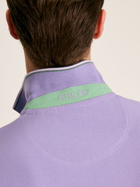 Joules Woody Polo Shirt in Violet