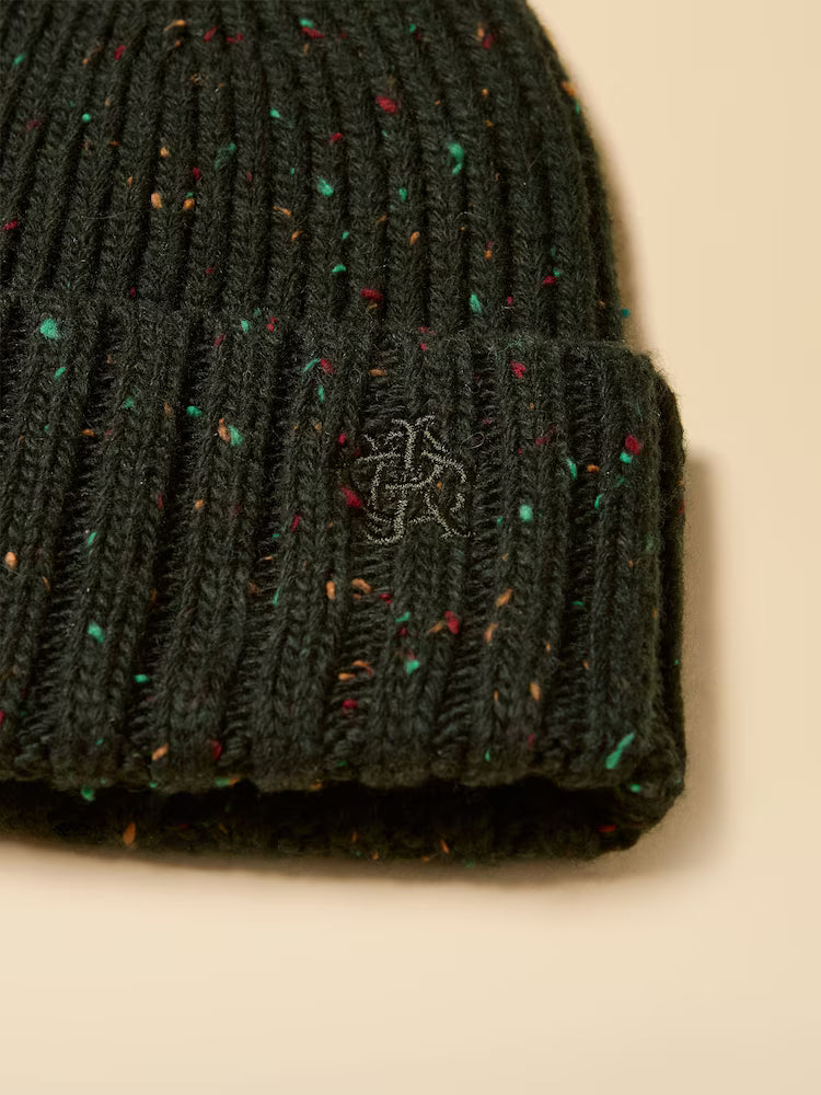 Joules Hammond Green Beanie Hat