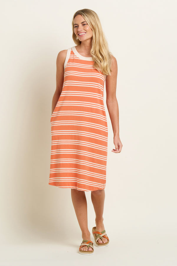 Brakeburn Ava Stripe Sleeveless Dress