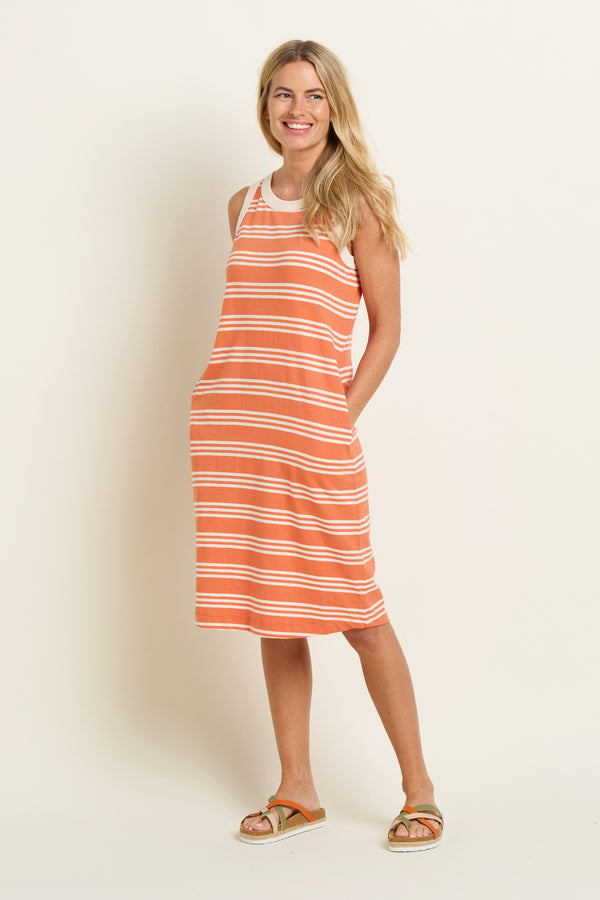 Brakeburn Ava Stripe Sleeveless Dress