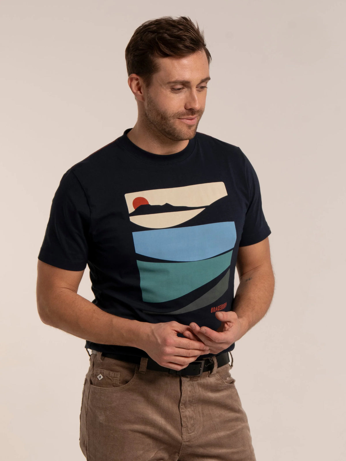 Brakeburn Kingsbury Rolling Waves T-Shirt