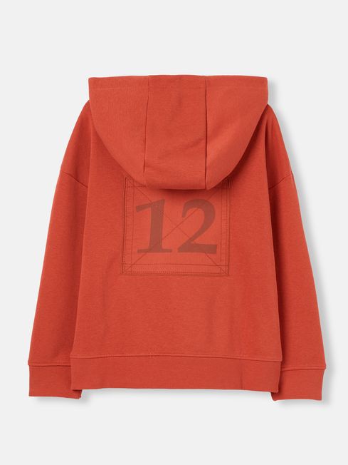 Joules Parkside Hooded Sweatshirt in Orange