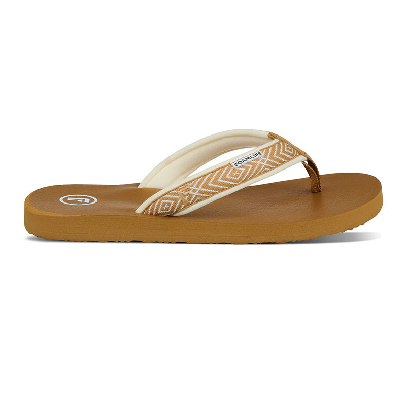 Foamlife Yogi Flip Flops in Latte Brown