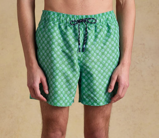 Joules Overton Mint Green Rugby Style Swim Shorts