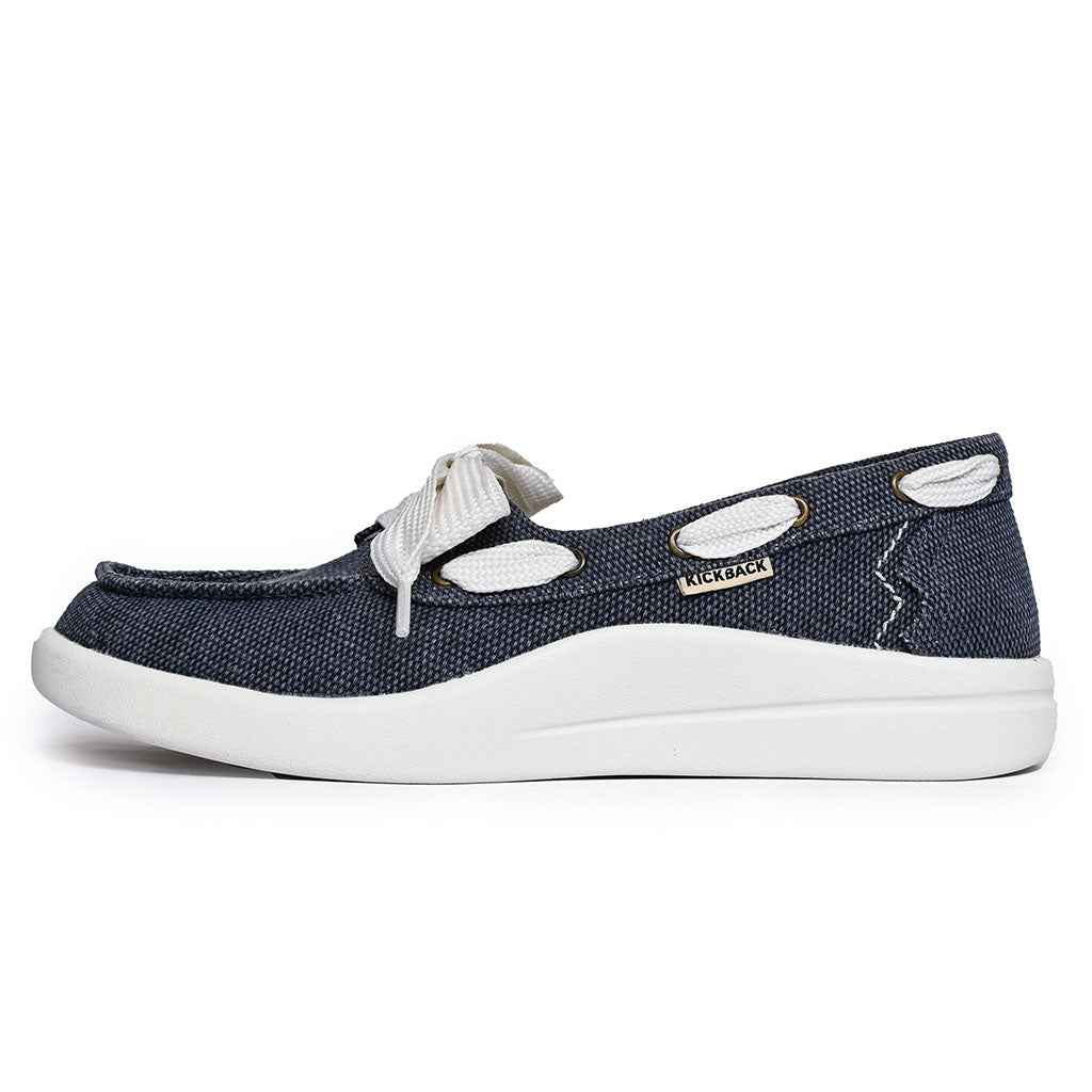 Kick Back Funseeker Canvas Shoes in Navy