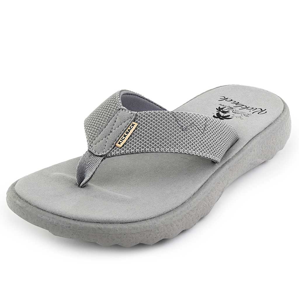 Kickback Koloa Flip Flops in Grey/Grey
