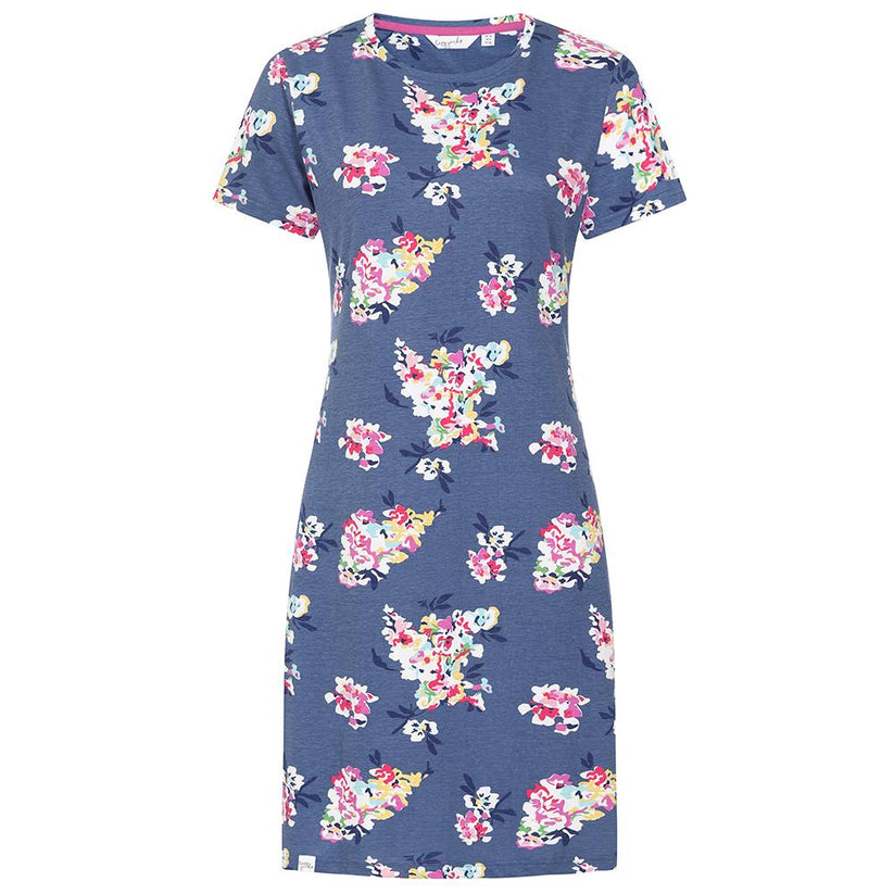 Lazy Jacks Ladies' Printed T-Shirt Dress - Wildflower