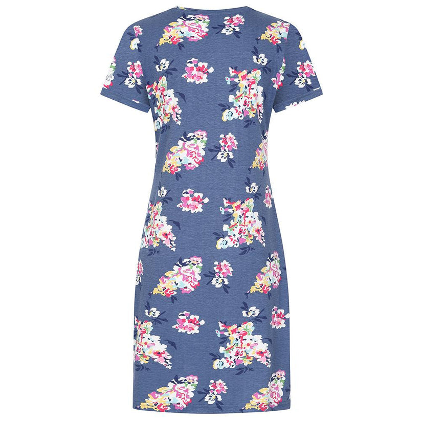 Lazy Jacks Ladies' Printed T-Shirt Dress - Wildflower