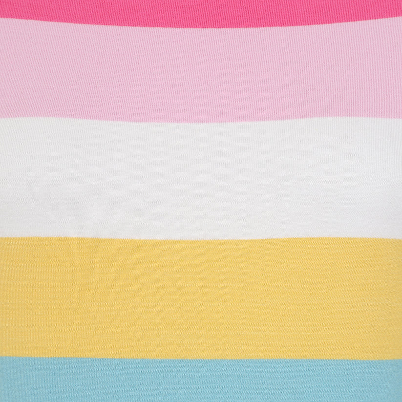 Lazy Jacks Long Sleeve Breton Top in Brights