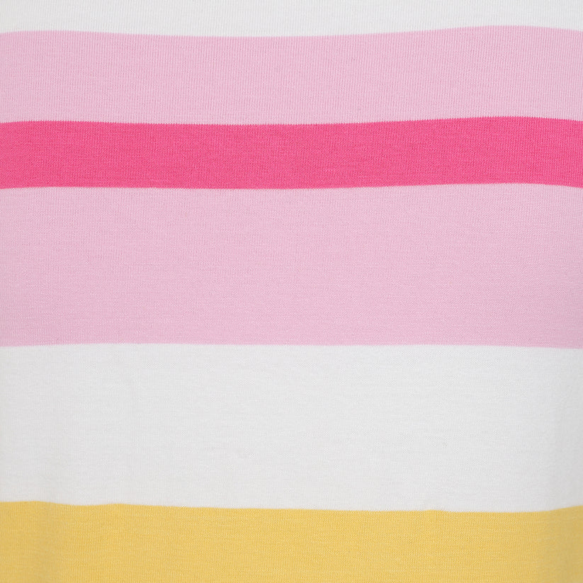 Lazy Jacks Long Sleeve Breton Top in Brights