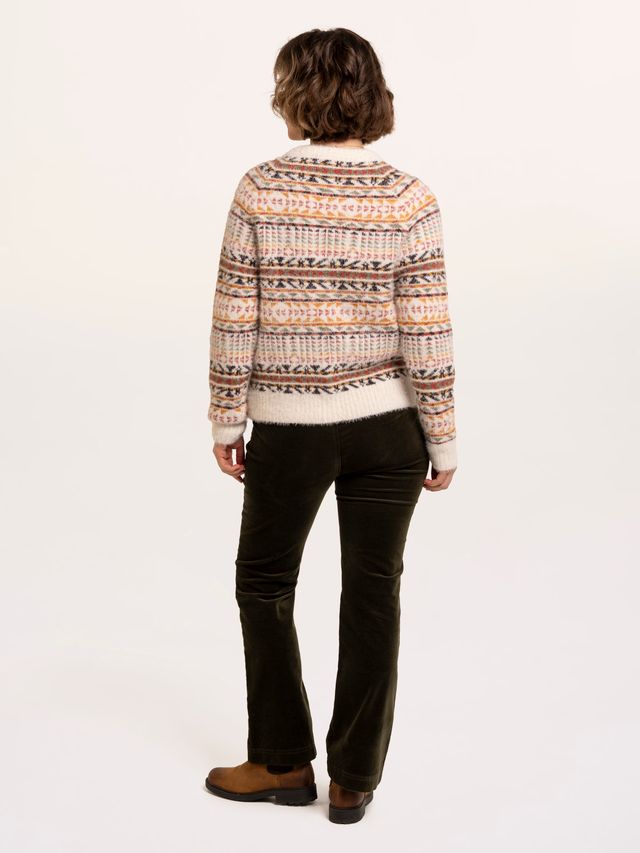 Brakeburn Gertrud Intarsia Knitted Cardigan
