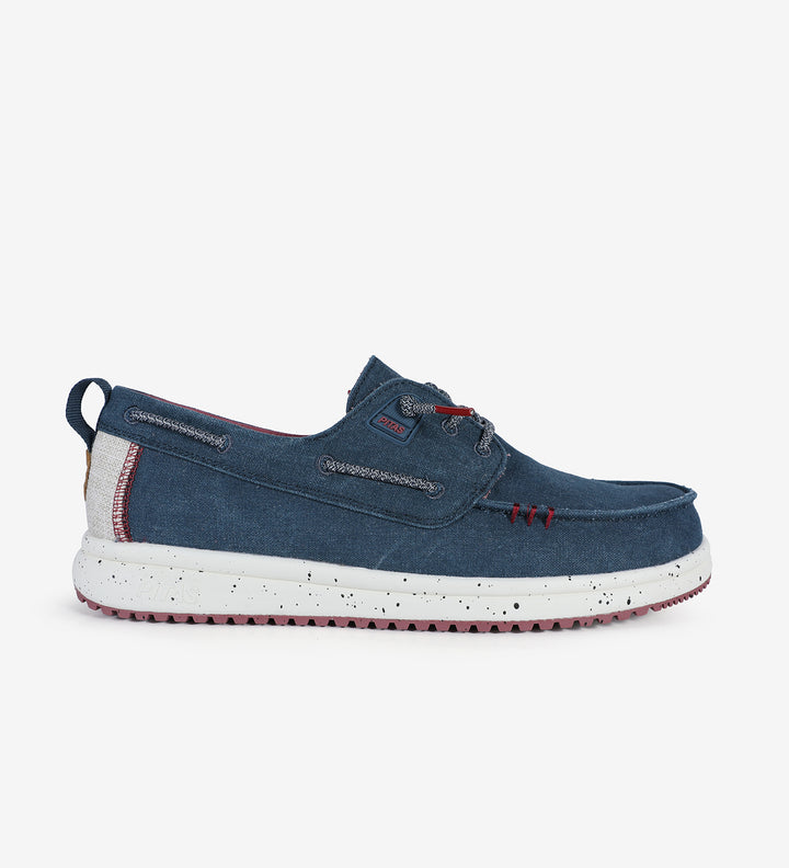 Walk in Pitas Byron Ultralight Boat Shoes in Navy