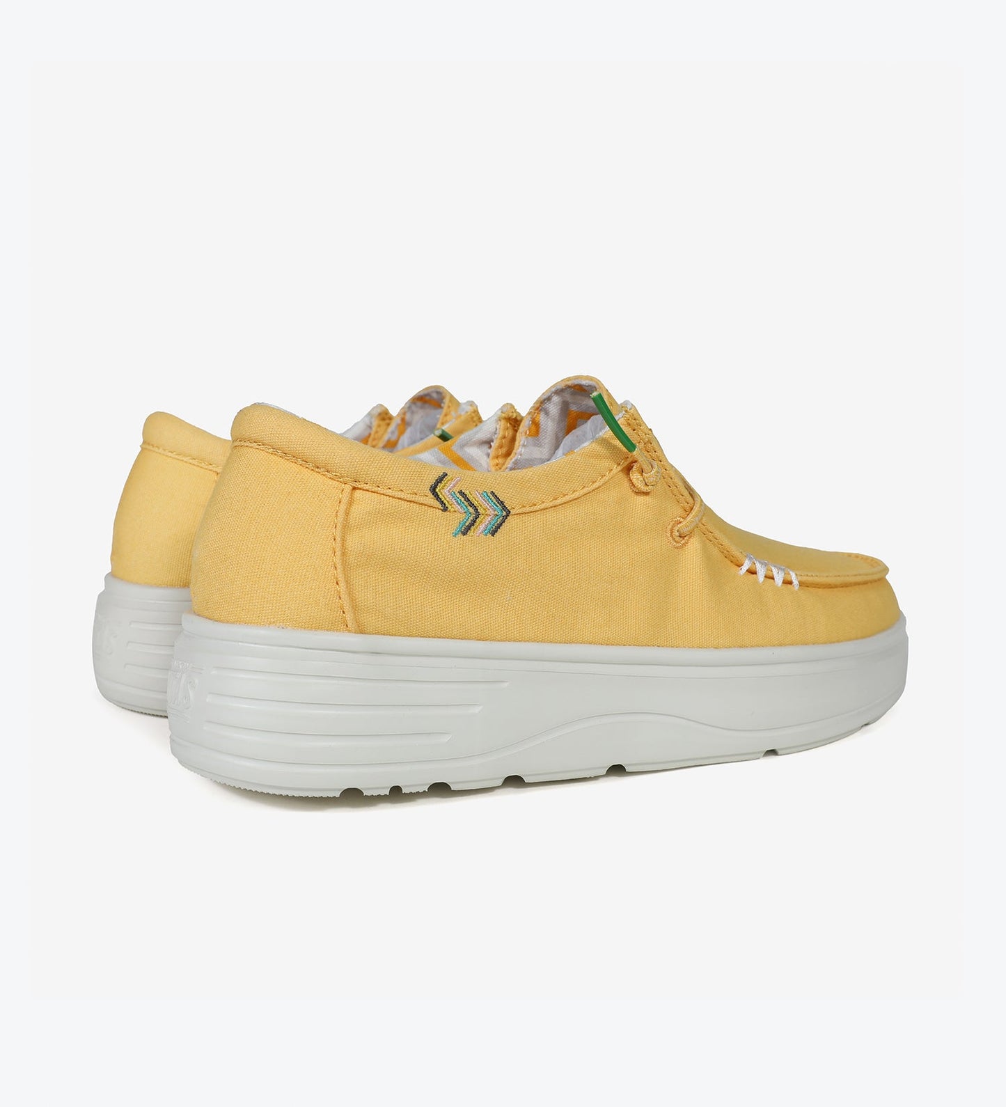 Walk in Pitas Natal Ultralight Platform Wallys in Mustard