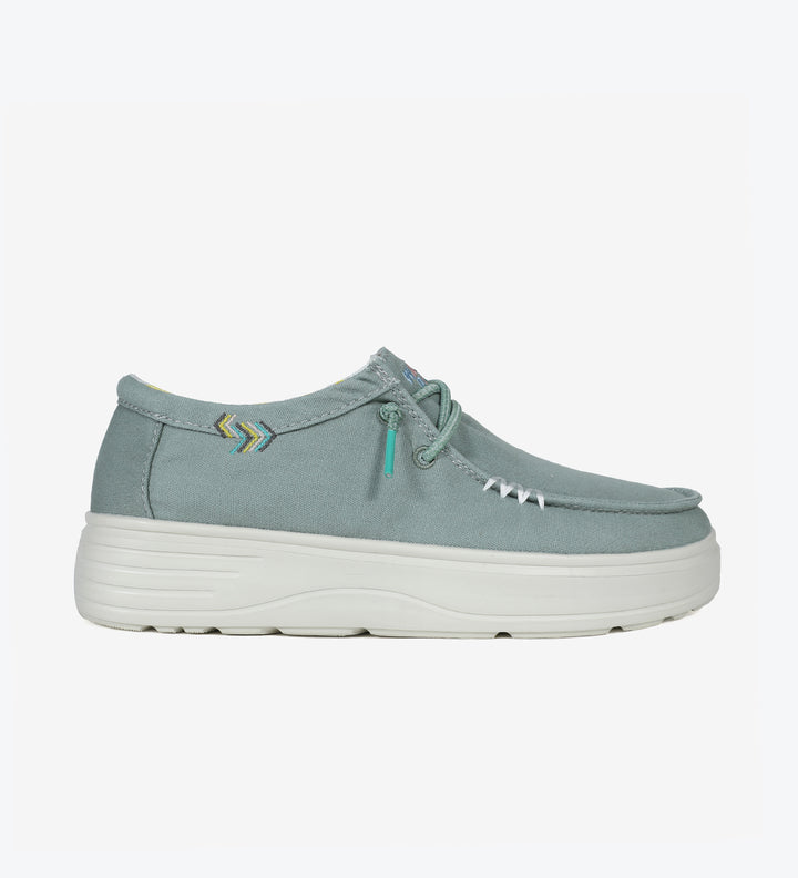 Walk in Pitas Natal Ultralight Platform Wallys in Khaki