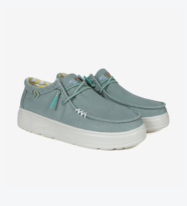 Walk in Pitas Natal Ultralight Platform Wallys in Khaki