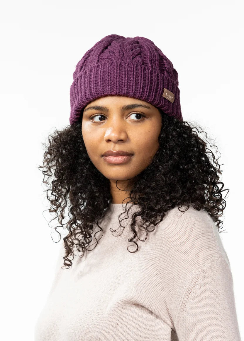 Barts Zirani Beanie in Aubergine
