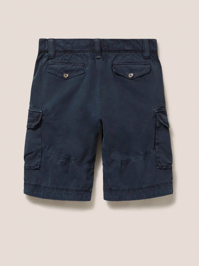 White Stuff Halsall Organic Cargo Short in Dark Navy