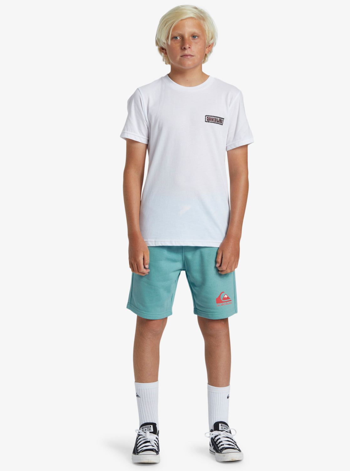 Quiksilver Easy Day Boys Sweat Shorts in Marine Blue