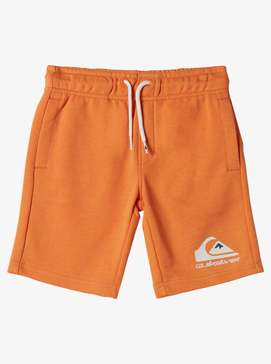 Quiksilver Easy Day Boys Sweat Shorts in Tangerine