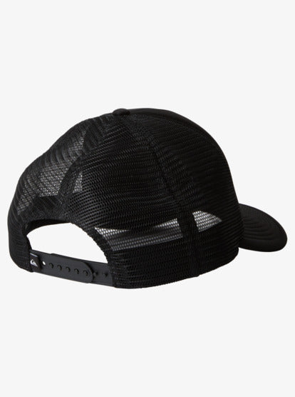 Quiksilver Slab Scratch Boys Trucker Cap in Black