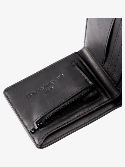 Quiksilver Slim Rays - Bi-Fold Wallet for Men in Black