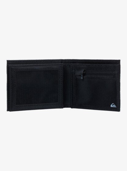 Quiksilver Freshness Men Black Tri-Fold Wallet in Black