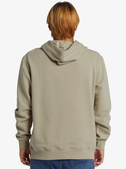 Quiksilver Big Logo Hoodie in Plaza Taupe