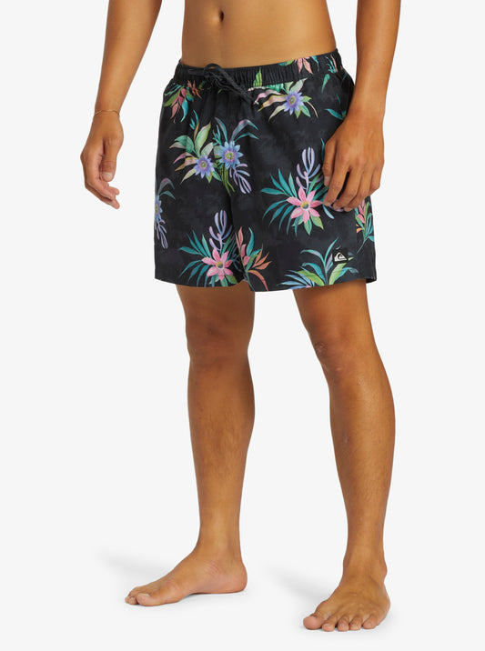 Quiksilver Everyday Mix Volley 15" - Swim Shorts for Men in Black