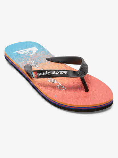 Quiksilver Molokai Art - Beach Flip-Flops for Men in Blue/Orange