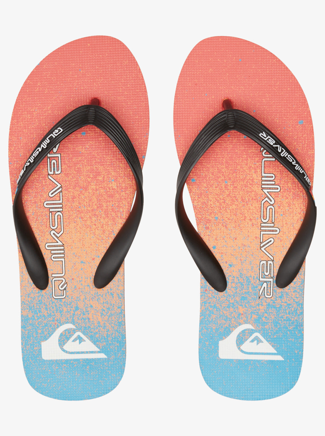 Quiksilver Molokai Art - Beach Flip-Flops for Men in Blue/Orange