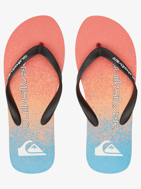 Quiksilver Molokai Art - Beach Flip-Flops for Men in Blue/Orange