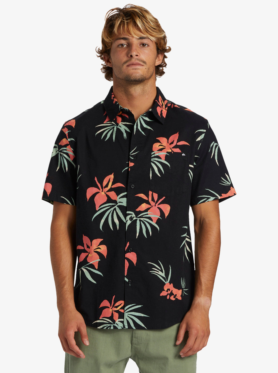 Quiksilver Apero Classic - Short Sleeve Shirt in Black